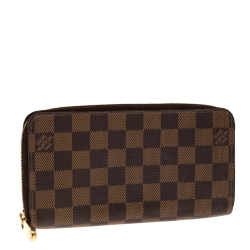 مملوكة مسبقًا Louis Vuitton Damier Ebene Canvas Zippy Wallet