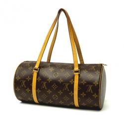 Pre Owned Louis Vuitton Monogram Canvas Papillon 30 Bag With Accessories Pouch