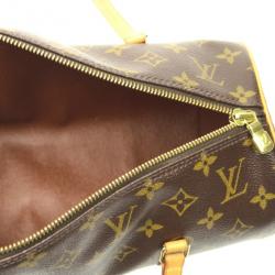 Pre Owned Louis Vuitton Monogram Canvas Papillon 30 Bag With Accessories Pouch