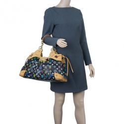 مملوكة مسبقًا Louis Vuitton Black Multicolor Monogram Canvas Ursula Satchel