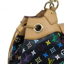 مملوكة مسبقًا Louis Vuitton Black Multicolor Monogram Canvas Ursula Satchel