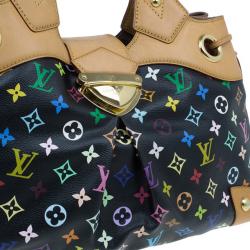 مملوكة مسبقًا Louis Vuitton Black Multicolor Monogram Canvas Ursula Satchel