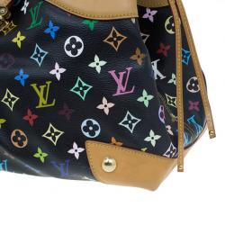 مملوكة مسبقًا Louis Vuitton Black Multicolor Monogram Canvas Ursula Satchel