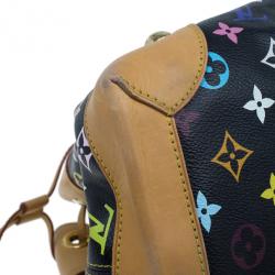 مملوكة مسبقًا Louis Vuitton Black Multicolor Monogram Canvas Ursula Satchel