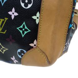 مملوكة مسبقًا Louis Vuitton Black Multicolor Monogram Canvas Ursula Satchel