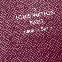 Pre Owned Louis Vuitton Carmine Monogram Canvas and Epi Leather Marie-Lou Wallet