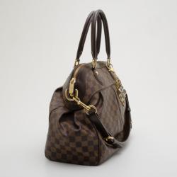 مملوكة مسبقًا Louis Vuitton Damier Ebene Trevi GM Handbag With Charm