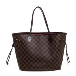 مملوكة مسبقًا Louis Vuitton Damier Ebene Canvas Neverfull NM MM Bag