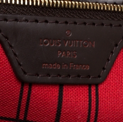 مملوكة مسبقًا Louis Vuitton Damier Ebene Canvas Neverfull NM MM Bag