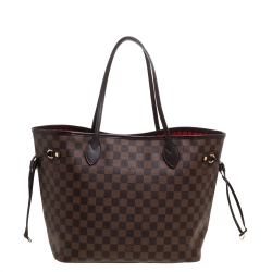 مملوكة مسبقًا Louis Vuitton Damier Ebene Canvas Neverfull NM MM Bag