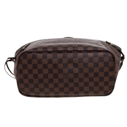 مملوكة مسبقًا Louis Vuitton Damier Ebene Canvas Neverfull NM MM Bag