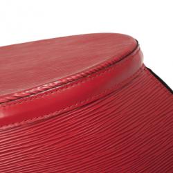 Pre Owned Louis Vuitton Saint Jacques GM Red Epi Leather Bag