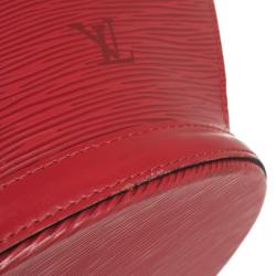 Pre Owned Louis Vuitton Saint Jacques GM Red Epi Leather Bag