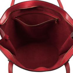 Pre Owned Louis Vuitton Saint Jacques GM Red Epi Leather Bag
