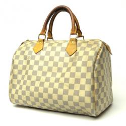 Pre Owned Louis Vuitton Damier Azur Speedy 30