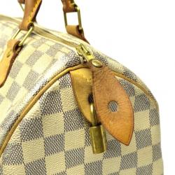 Pre Owned Louis Vuitton Damier Azur Speedy 30