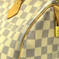 Pre Owned Louis Vuitton Damier Azur Speedy 30