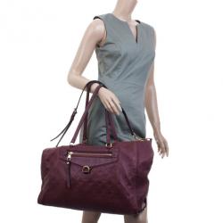 Pre Owned Louis Vuitton Flamme Monogram Empriente Leather Lumineuse GM Bag