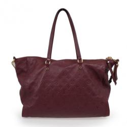 Pre Owned Louis Vuitton Flamme Monogram Empriente Leather Lumineuse GM Bag