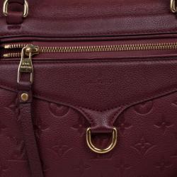 Pre Owned Louis Vuitton Flamme Monogram Empriente Leather Lumineuse GM Bag