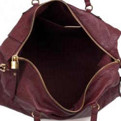Pre Owned Louis Vuitton Flamme Monogram Empriente Leather Lumineuse GM Bag