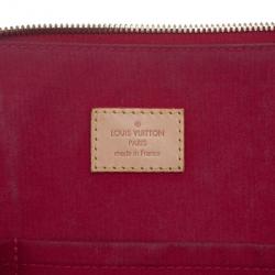 Pre Owned Louis Vuitton Red Monogram Vernis Alma MM