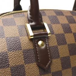 Pre Owned Louis Vuitton Damier Ebene Canvas Duomo Boston Bag