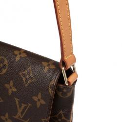 Pre Owned Louis Vuitton Monogram Musette Tango Shoulder Bag