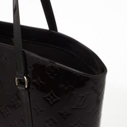 Pre Owned Louis Vuitton Amaranth Grenadine Monogram Vernis Avalon GM Bag