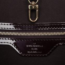 Pre Owned Louis Vuitton Amaranth Grenadine Monogram Vernis Avalon GM Bag