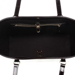 Pre Owned Louis Vuitton Amaranth Grenadine Monogram Vernis Avalon GM Bag