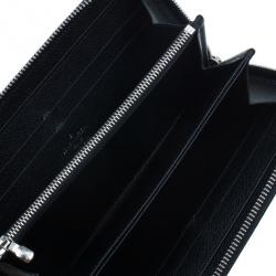 Pre Owned محفظة لوي فيتون زيبي كونتيننتال جلد إيبي أسود