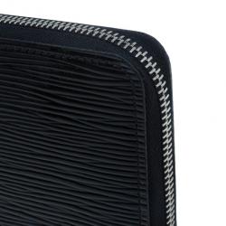 Pre Owned محفظة لوي فيتون زيبي كونتيننتال جلد إيبي أسود