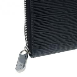 Pre Owned محفظة لوي فيتون زيبي كونتيننتال جلد إيبي أسود