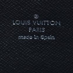 Pre Owned محفظة لوي فيتون زيبي كونتيننتال جلد إيبي أسود