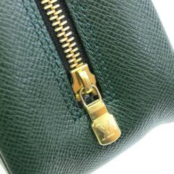 Pre Owned Louis Vuitton Taiga Ardoise Trousse GM Toiletry Bag