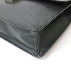 Pre Owned Louis Vuitton Taiga Ardoise Selenga Wristlet