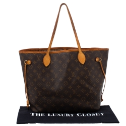 Louis Vuitton Monogram Canvas Neverfull MM Bag