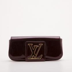 Pre Owned Louis Vuitton Vernis Amarante Sobe Clutch