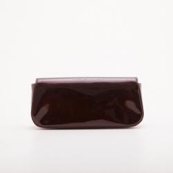 Pre Owned Louis Vuitton Vernis Amarante Sobe Clutch