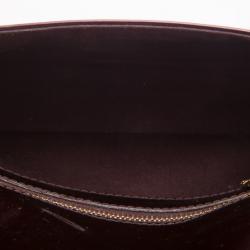 Pre Owned Louis Vuitton Vernis Amarante Sobe Clutch