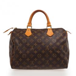 Pre Owned Louis Vuitton Monogram Speedy 30