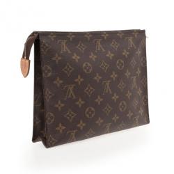 Pre Owned Louis Vuitton Monogram Canvas Toilette 26 Cosmetic Pouch Case