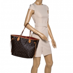 Louis Vuitton Monogram Canvas Neverfull MM Bag