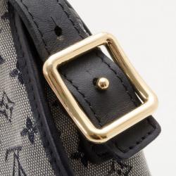Pre Owned Louis Vuitton Blue Monogram Mini Lin Marjorie Shoulder Bag