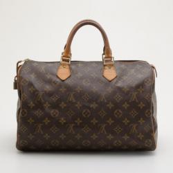 Pre Owned Louis Vuitton Monogram Speedy 35 