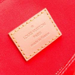 Pre Owned Louis Vuitton Rouge Grenadine Vernis Alma MM