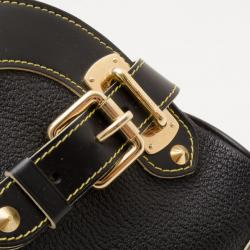 Pre Owned Louis Vuitton Black Suhali Leather Le Radieux Satchel