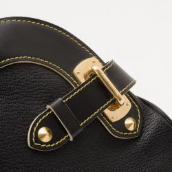 Pre Owned Louis Vuitton Black Suhali Leather Le Radieux Satchel