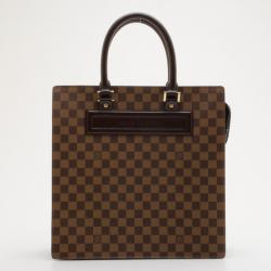 Pre Owned Louis Vuitton Damier Ebene Sac Plat
